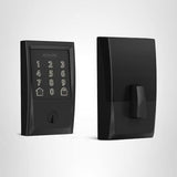 Schlage Encode Smart Wi-Fi Deadbolt Lock with Touchscreen Keypad, Keyless Front Door Entry, App Control, Alexa, Google Home and Airbnb Compatible, Matte Black, BE489WB CEN 622