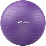Trideer Extra Thick Yoga Ball Exercise Ball, 5 Sizes Gym Ball, Heavy Duty Ball Chair for Balance, Stability, Pregnancy, Quick Pump Included