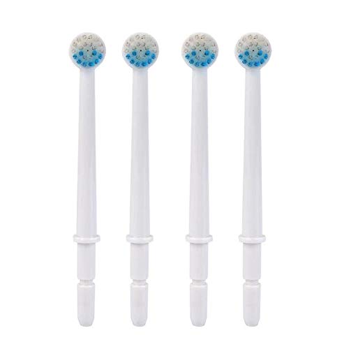 Replacement Part for Waterpik or other Water Flossers/Irrigators (Aquaflosser 4 Brush Head Tips)