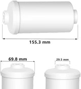 Fluoride and Arsenic Filter NSF/ANSI 42 Certified,Replacement for PF-2® Fluoride Filters,K5366 Replacement for Berkey Fluoride Filters Compatible with Berkey Gravity Filtration System-Pack of 2