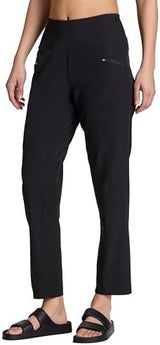 RBX Active Women's Ankle Pant, Lightweight Quick Drying Stretch Woven Casual Weekend Pant with Pockets