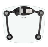 Taylor Digital Bathroom Scale, Highly Accurate Body Weight Scale, Instant On and Off, 400 lb, Sturdy Clear Glass with Chrome Finish Base