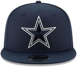 New Era NFL 9FIFTY Team Color Adjustable Snapback Hat Cap - One Size
