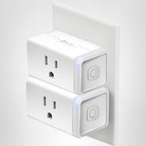 Kasa Smart Plug HS103P2, Smart Home Wi-Fi Outlet Works with Alexa, Echo, Google Home & IFTTT, No Hub Required, Remote Control,15 Amp,UL Certified, (Pack of 2) White
