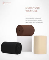 FeelinGirl Waist Trainer for Women Bandage Wrap Trimmer Belt Long Torso Tummy Wraps Belly Body Shaper Waist Trimmer Belt