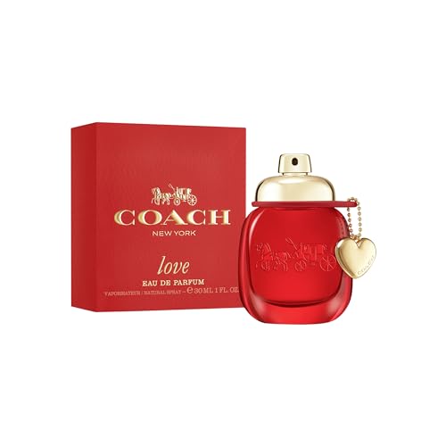 Coach Love Eau de Parfum - Long Lasting Fragrance with notes of Strawberry, Red Velvet Rose & Cedarwood 1.0 fl. oz.