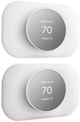 Petrichor Nest Thermostat Wall Plate - Compatible With Google Nest 2020 - Trim Kit, Cover Accessory for Easy Installation (2 Pack White)