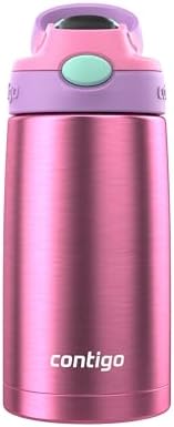 Contigo Autospout Water Bottle with Straw 13 oz Azalea/Pansy