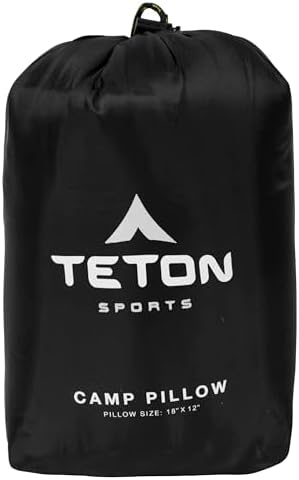 TETON Sports Camp Pillow; Great for Travel, Camping and Backpacking; Washable