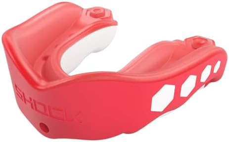 Shock Doctor Mouth Guard Sports, Hockey, Lacrosse, Baseball, Wrestling Moutguard, Gel Max Heavy Duty Protection & Custom Fit, Football Mouth Guard with Strap, Adult & Youth Mouthguard