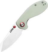 CJRB Maileah Pocket Knife with 2.39’’ AR-RPM9 Powder Steel Blade Folding Knife with G10 Handle Tactical Knife EDC Knife Pocket Knife for Men Ideal for Outdoor Survival Camping Hunting, 1918 Natural Green