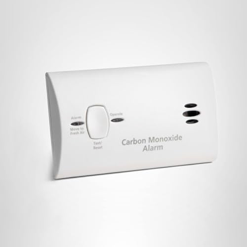 Kidde Carbon Monoxide Detector, AA Battery Powered, Portable for Travel or Home, 85 dB Alarm, LED Status Indicators, 3rd Edition