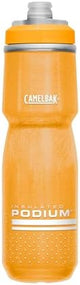 CamelBak Podium Chill Insulated Bike Water Bottle - Easy Squeeze Bottle - Fits Most Bike Cages - 24oz, Orange