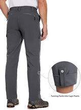 Cycorld Men's-Hiking-Pants-Lightweight-Water-Resistant-Quick-Dry Stretch Cargo Tactical Pants for Work Travel Camping Fishing