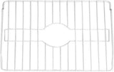 SOFINNI Sink Protectors for Kitchen Sink Bottom with White Coating Sink Grate Insert Grid Sink Bowl Drying Rack Steel Large (12.5" x 18")
