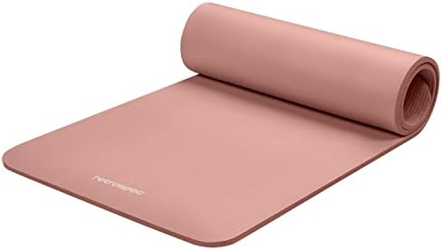 Retrospec Solana Yoga Mat 1/2" Thick w/Nylon Strap for Men & Women - Non Slip Exercise Mat for Yoga, Pilates, Stretching, Floor & Fitness Workouts