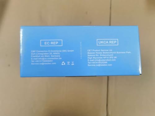 WADEO Portable Shower for Camping, 6000mAh Outdoor Electric Shower Rechargeable Pump with Intelligent Digital Display, Camping Shower Head Nozzle for Camping, Hiking, Traveling, Washing