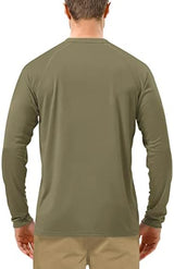 Roadbox Mens UPF 50+ UV Sun Protection Shirts Outdoor Long Sleeve SPF Rash Guard for Fishing Hiking Swimming Running