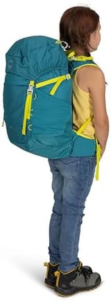 Osprey Jet 28L Kid's Hiking Backpack, Green Canopy