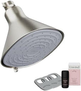 Canopy Filtered Shower Head - High Pressure Shower Head Filter for Hard Water - Shower Filter To Remove Impurities for Healthier Scalp, Skin & Hair - Support Hair Growth & Minimize Breakage - Nickel