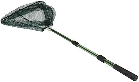 RESTCLOUD Fishing Landing Net with Telescoping Pole Handle, Fishing net Freshwater for Kids Men Women, Extend to 40-63 Inches