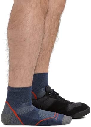 Darn Tough (Style 1991) Men's 1/4 Sock Lightweight with Cushion Hike Trek Sock