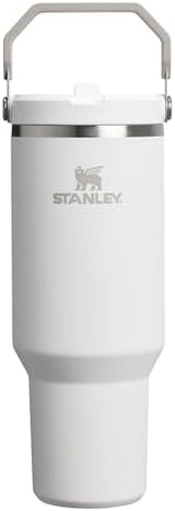 Stanley IceFlow 2.0 Flip Straw Tumbler with Handle 40 oz | Twist On Lid and Flip Up Straw | Leak Resistant Water Bottle | Insulated Stainless Steel | BPA-Free | Frost