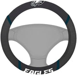 FANMATS NFL Unisex-Adult Embroidered Steering Wheel Cover