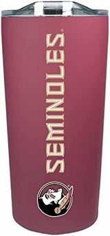 Campus Colors NCAA Stainless Steel Tumbler perfect for Gameday - 18 oz - Double Walled - Keeps Drinks Perfectly Insulated (Florida State Seminoles - Maroon)