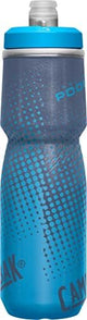 CamelBak Podium Chill Insulated Bike Water Bottle - Easy Squeeze Bottle - Fits Most Bike Cages - 24oz, Blue Dot