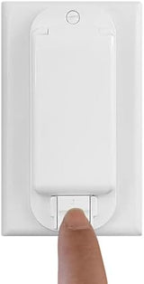 4 Light Switch Guard Cover, Baby Proof Wall Switch Cover Guard for Rocker Light Switch Protects Your Lights or Circuits from Being Accidentally Turned On or Off