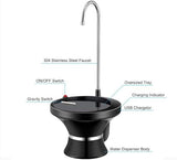 Drinking Water Dispenser Pump, Automatic Electric Drinking Water Bottle Pump for 2-5 Gallon Water Jugs, USB Rechargeable with 2 Switch Control, Stable and Portable for Home, Kitchen, Office, Camping