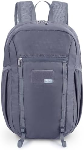 15L Small Hiking Backpack with Chest Pockets for Phone, Ultralight Hiking Daypack with Sternum Straps, Lightweight Foldable Packable Back Pack for Women Men(patent pending)