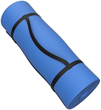 Foam Sleeping Pad for Camping - 0.75-Inch-Thick Waterproof Sleep Pad with Carry Straps for Cots, Tents, or Sleepovers by Wakeman Outdoors (Blue)
