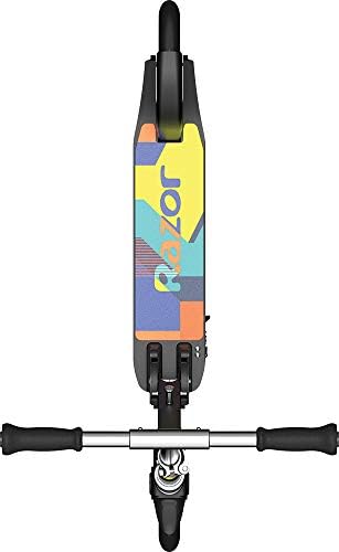 Razor A5 Lux Kick Scooter for Kids Ages 8+ - 8" Urethane Wheels, Anodized Finish Featuring Bold Colors and Graphics, for Riders up to 220 lbs