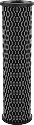 Pentair OMNIFilter TO1 Carbon Water Filter, 10-Inch, Standard Whole House Carbon Wrap Sediment and Taste & Odor Replacement Filter Cartridge, 10" x 2.5", 5 Micron, Pack of 2