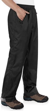 33,000ft Packable Rain Pants for Men Waterproof Hiking Pants Lightweight Rain Pants Outdoor Windproof Pant for Golf, Fishing