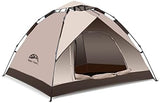 Happy Travel 1/2/3/4 Person Camping Tent, Instant Easy Pop Up Tents for Camping,Automatic Waterproof Family Camping Tent, Easy Set Up Tent,Portable Windproof Dome Tent for Camping Hiking & Traveling
