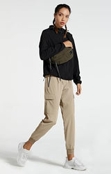 Libin Women's Cargo Joggers Lightweight Quick Dry Hiking Pants Athletic Lounge Casual Travel Petite/Regular/Tall