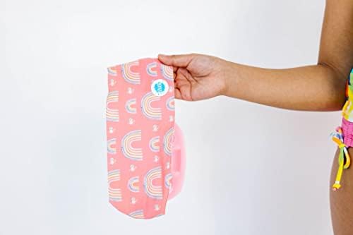 Splash Place SWIM GOGGLES with Fabric Strap - Adult & Kids Swim Goggles - PINKS & PURPLES