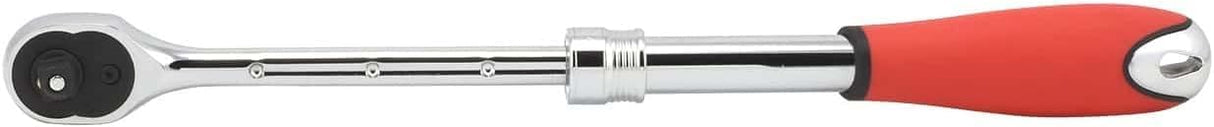 NEIKO 03067A 3/8-Inch-Drive Extendable Ratchet Handle, 72-Tooth Reversible Ratcheting Feature, Extends 8 1/2 to 12 3/8 Inches