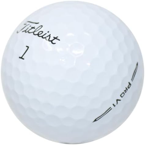 LostGolfBalls - 12 Titleist Pro V1 Golf Balls in Mint Condition, 2023 Year Model, No Logos, No Player Markings, Refinished Used Golf Balls, Quality Guaranteed, White