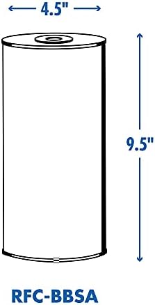 Culligan RFC-BBSA 25 Micron Whole House Water Filter for Sediment, 10" x 4.5" Compatible Replacement for FXHTC, W50PEHD, GXWH40L, GXWH35F, GNWH38S, WFHD13001 (Pack of 1)