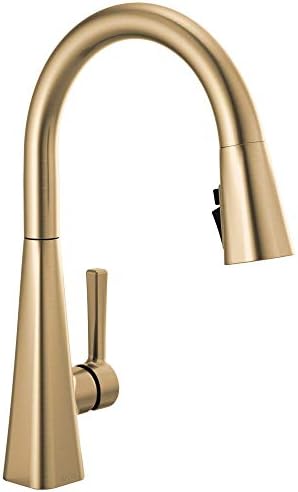 Delta 19802Z-CZ-DST Lenta Kitchen Faucet, Without Soap Dispenser, Champagne Bronze
