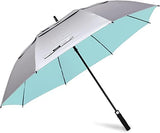 G4Free 47/54/62/68 Inch UV Protection Golf Umbrella Auto Open Vented Double Canopy Oversize Extra Large Windproof Sun Rain Umbrellas