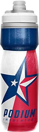 CamelBak Podium Chill Insulated Bike Water Bottle - Easy Squeeze Bottle - Fits Most Bike Cages - 21oz, Texas