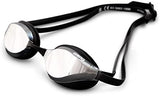 ARENA Unisex Python Racing Swim Goggles for Men and Women Anti-Fog No Leak Max Comfort Dual Strap, Mirror/Non-Mirror Lens