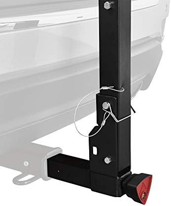 Allen Sports Deluxe Locking Quick Release 4-Bike Carrier for 2 Inch Hitch, Model 542QR, Black