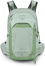 Osprey Tempest 22L Women's Lightweight Hiking Backpack with Hipbelt, Frosty Mint Green/Botanica