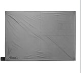 Matador Pocket Blanket 4.0 - White (Seats 2-4); Foldable Picnic Blanket, Concert Blanket and Festival Blanket; Sand Proof Beach Blanket with Stakes; Picnic Tarp, and Outdoor Blanket for Grass